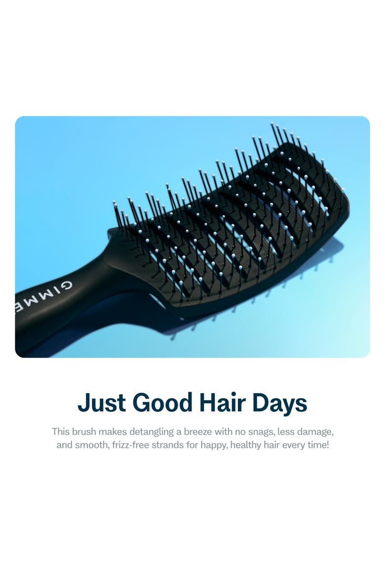 Vented Detangling Brush, Alternate, color, Black