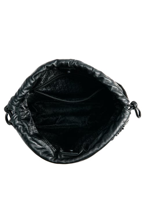 Kurt Geiger London Kensington Drawstring Quilted Leather Shoulder Bag