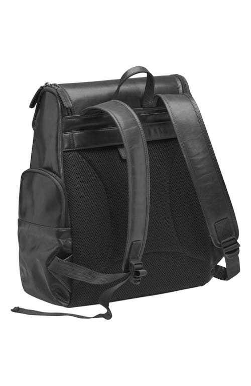 Mancini Rfid 15.6-inch Laptop Backpack In Black