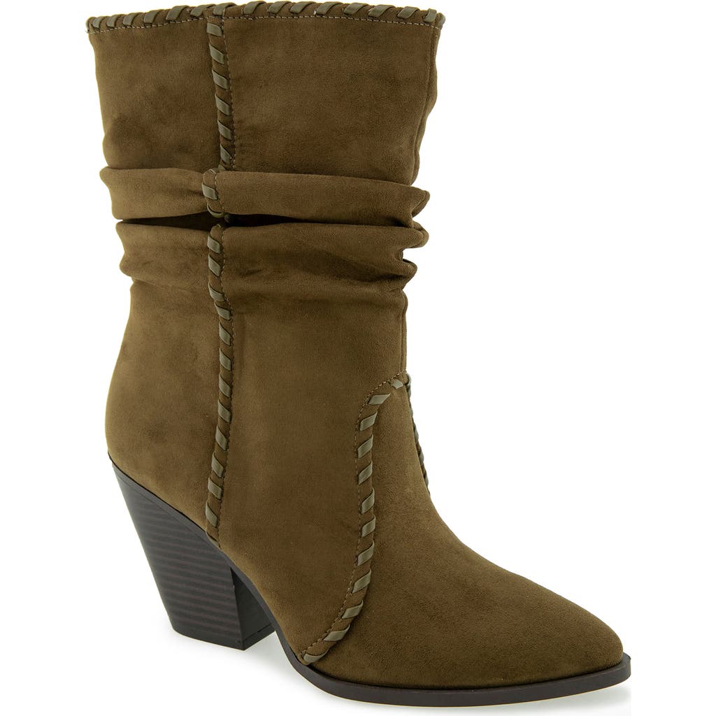 Esprit Windy Slouch Bootie In Green