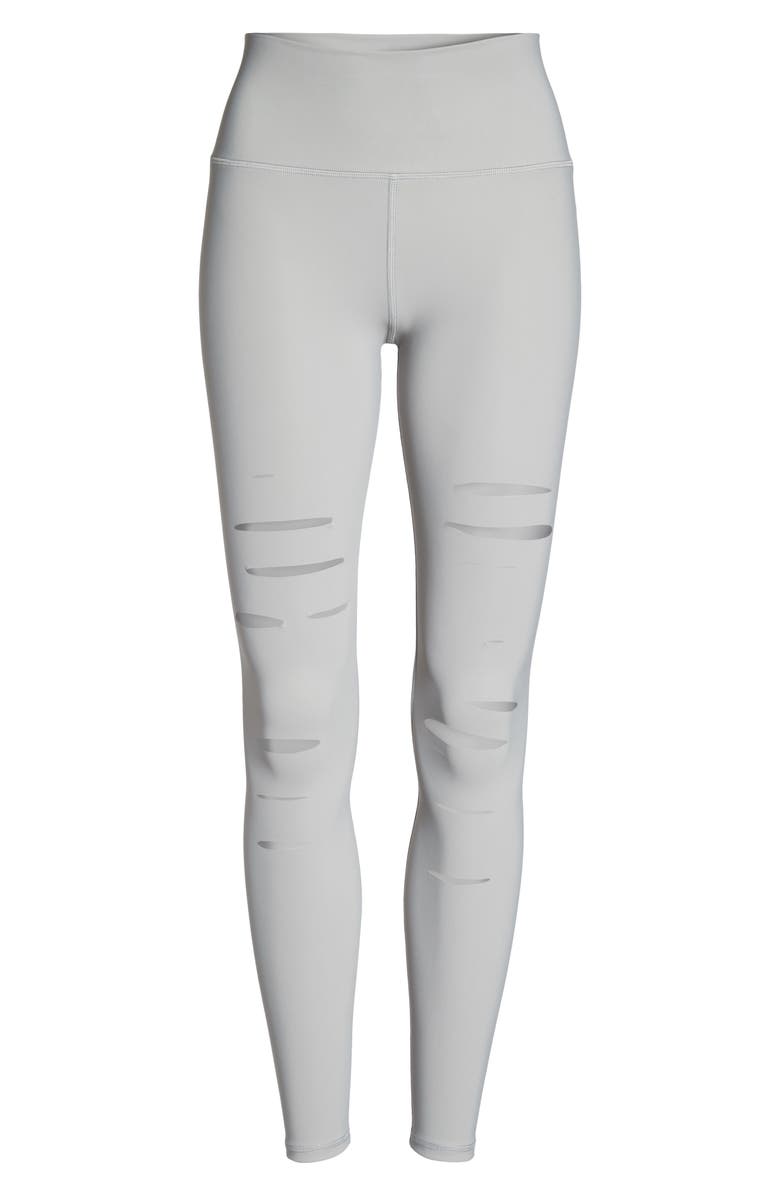 Alo Ripped Airbrush Leggings, Alternate, color,