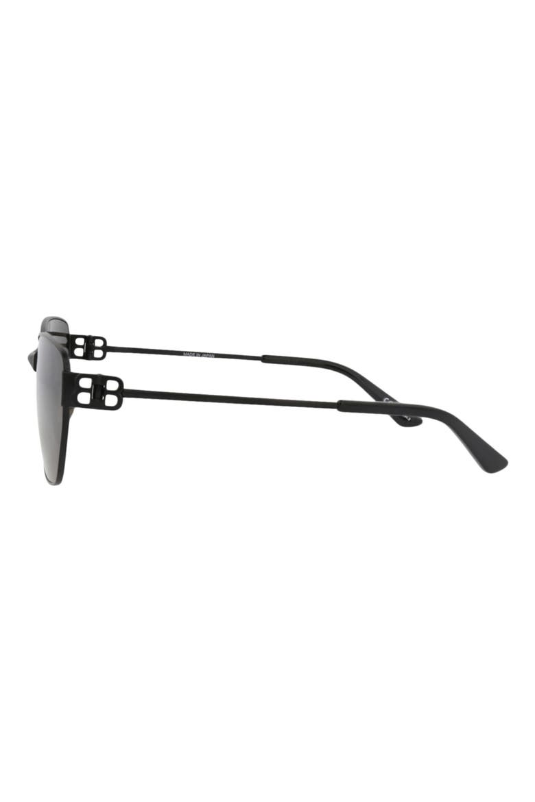 Gender Inclusive 63mm Cat Eye Sunglasses, Alternate, color, BLACK BLACK GREY