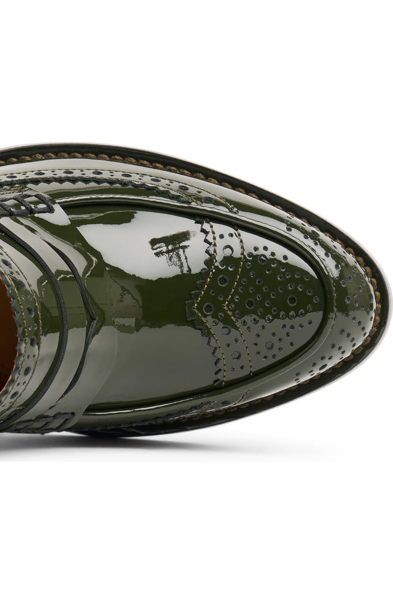 The Office of Angela Scott Mrs. Sophia Wingtip Penny Loafer Pump, Alternate, color,