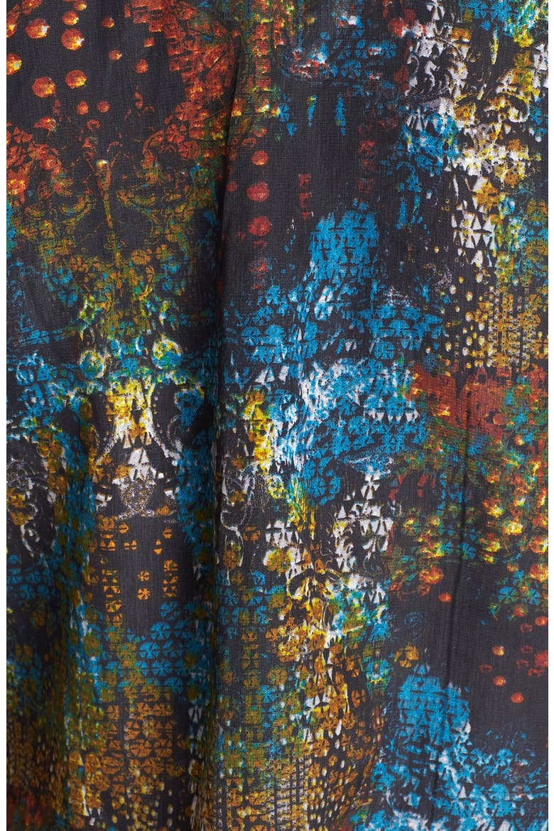 Print Surplice Jumpsuit, Alternate, color, MULTI