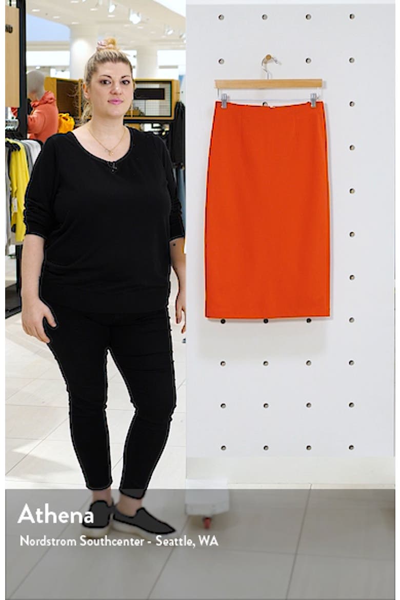 Ponte Pencil Skirt video