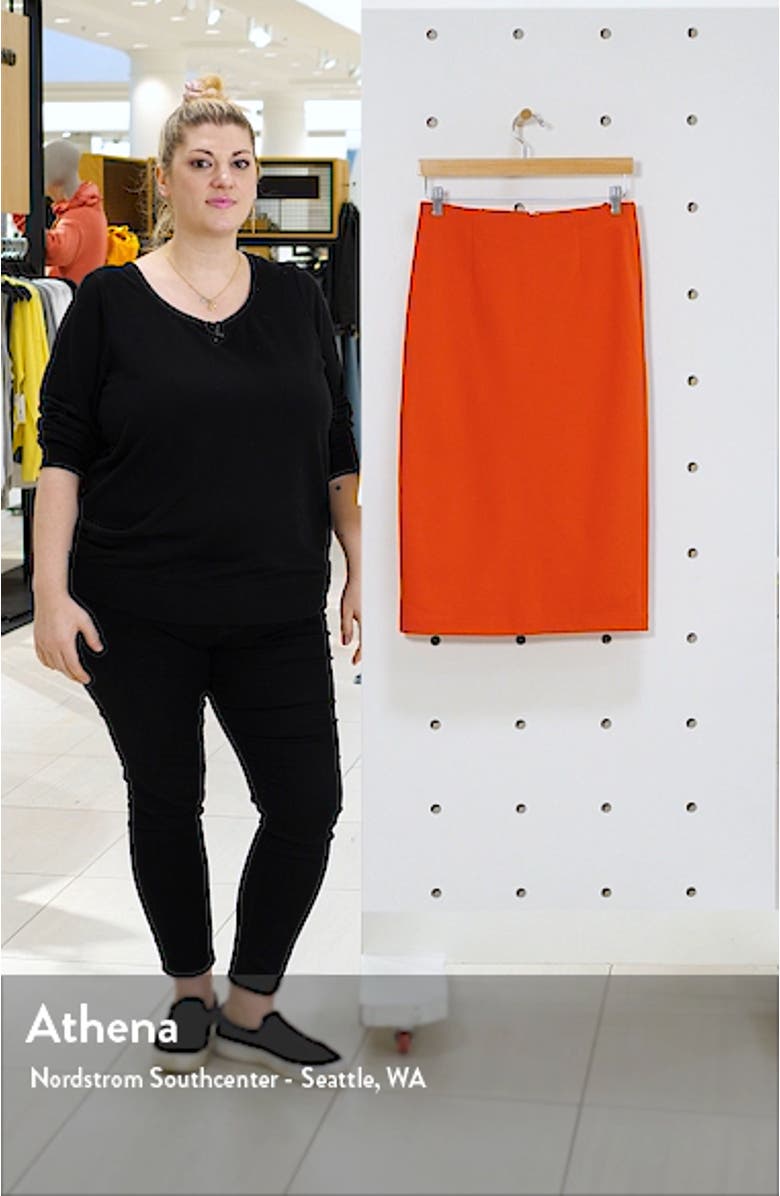 Ponte Pencil Skirt, sales video thumbnail