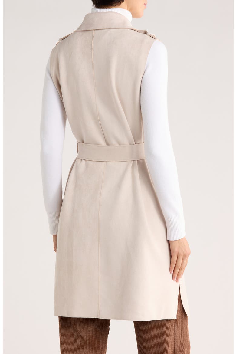 Double Breasted Blazer Vest, Alternate, color, LIGHT STONE