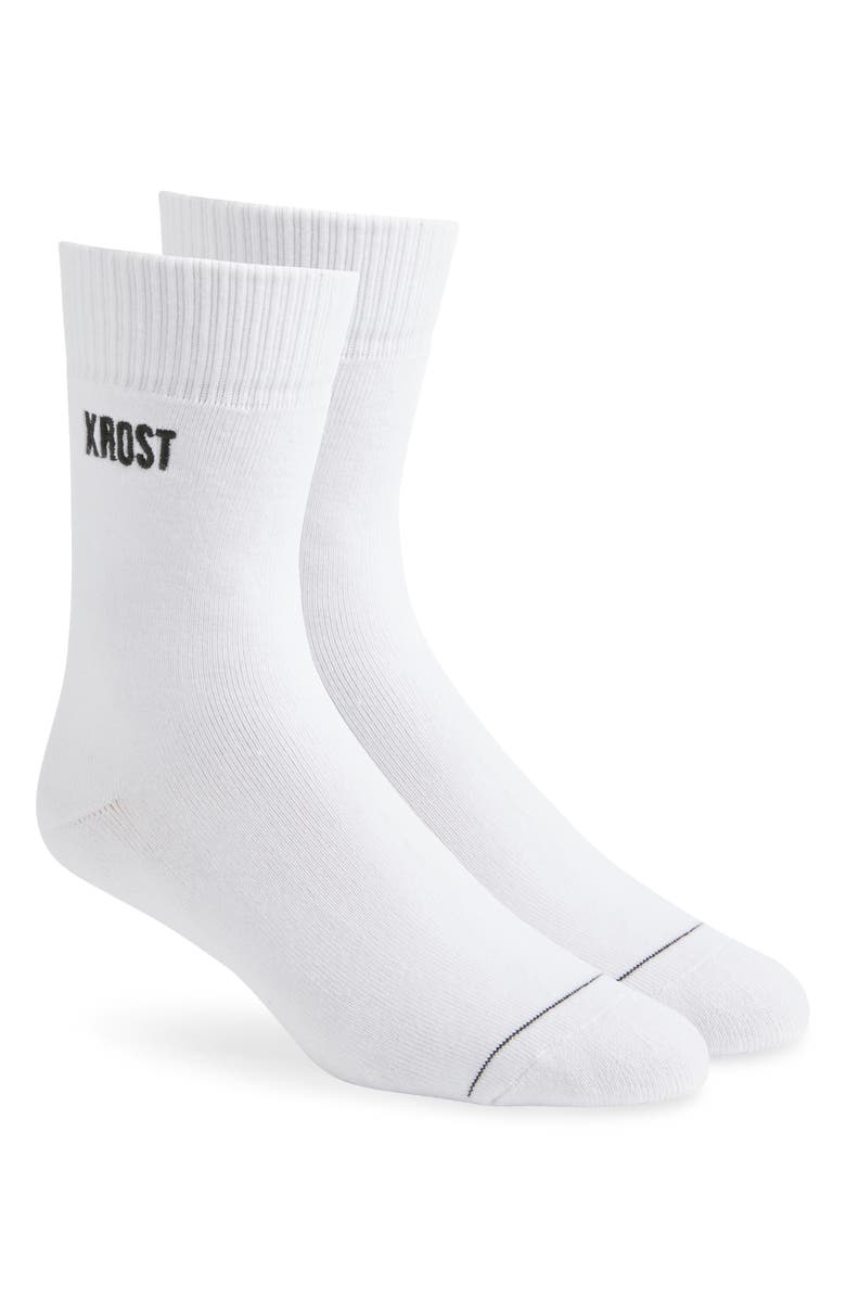 KROST 2-Pack Cotton Crew Socks, Main, color, 