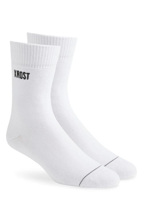 Krost 2-pack Cotton Crew Socks In White