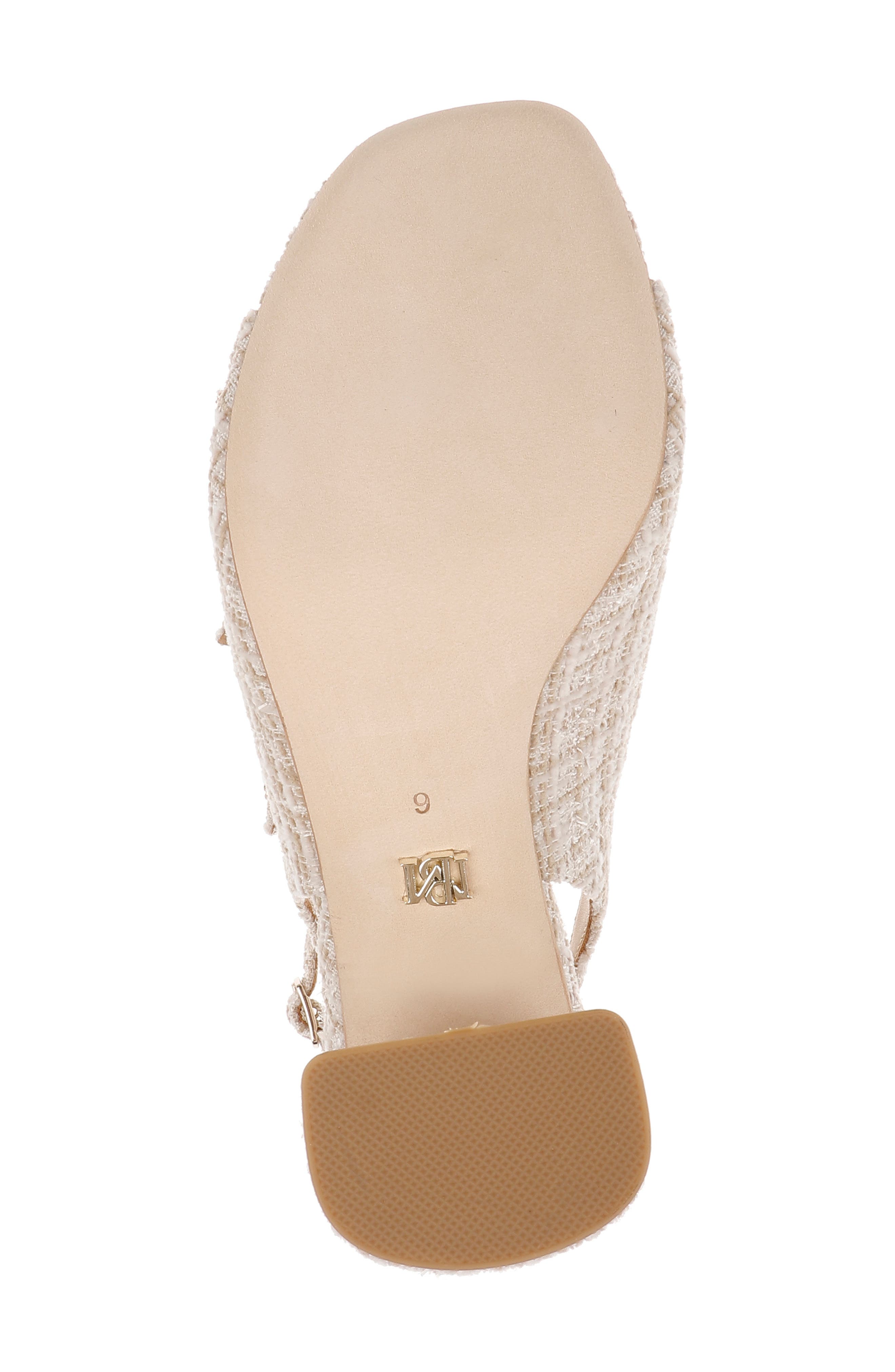Badgley Mischka Collection Vella Ankle Strap Sandal, Alternate, color, Cream Multi