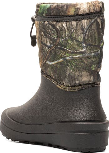 Kids' Snow Shell Waterproof Camo Boot