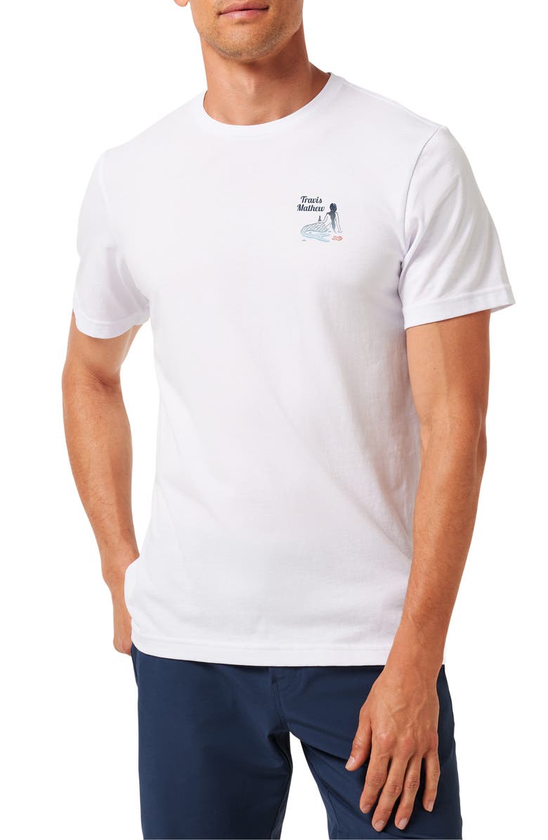 TravisMathew Cloudless Sky Graphic T-Shirt, Main, color, 