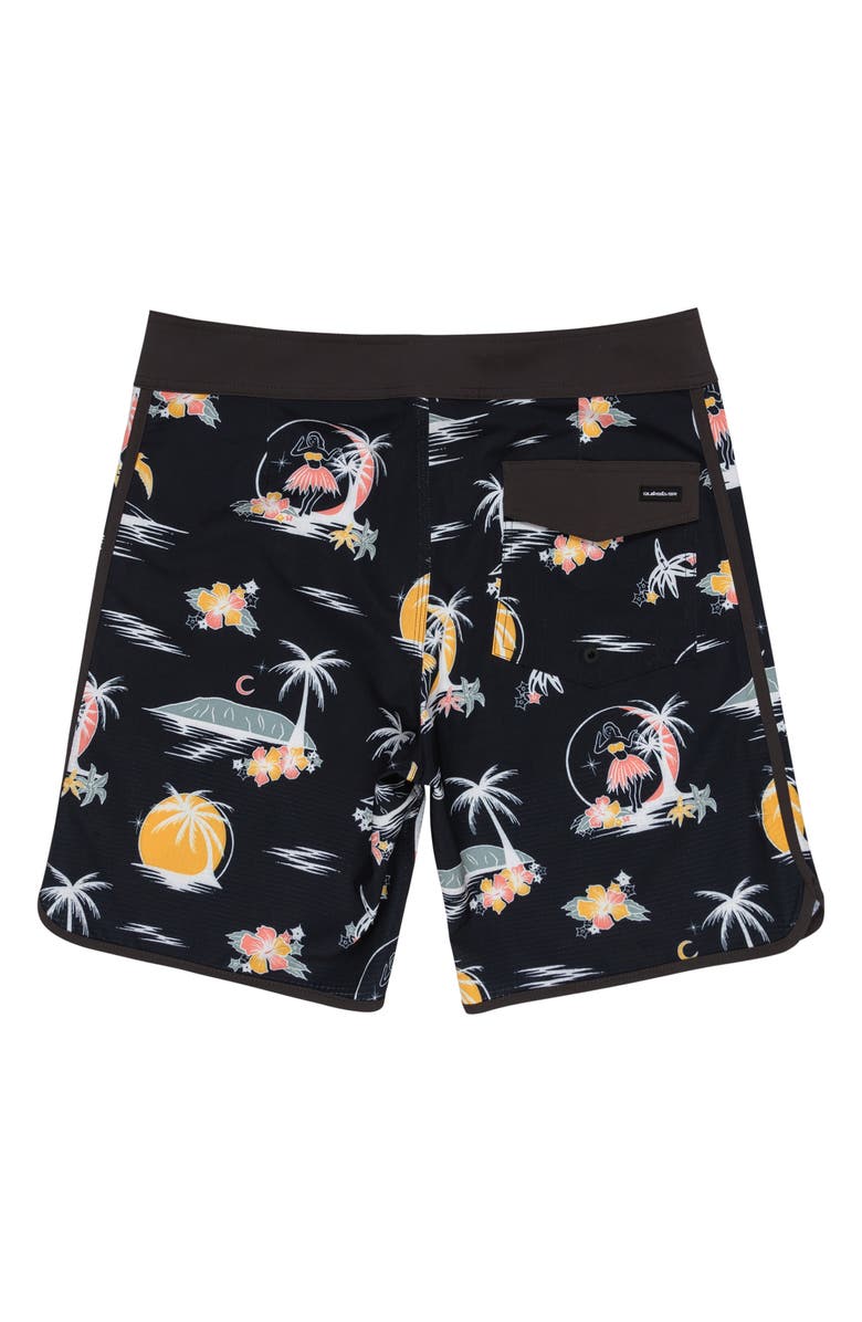 Quiksilver Highline Scallop Swim Trunks, Alternate, color,