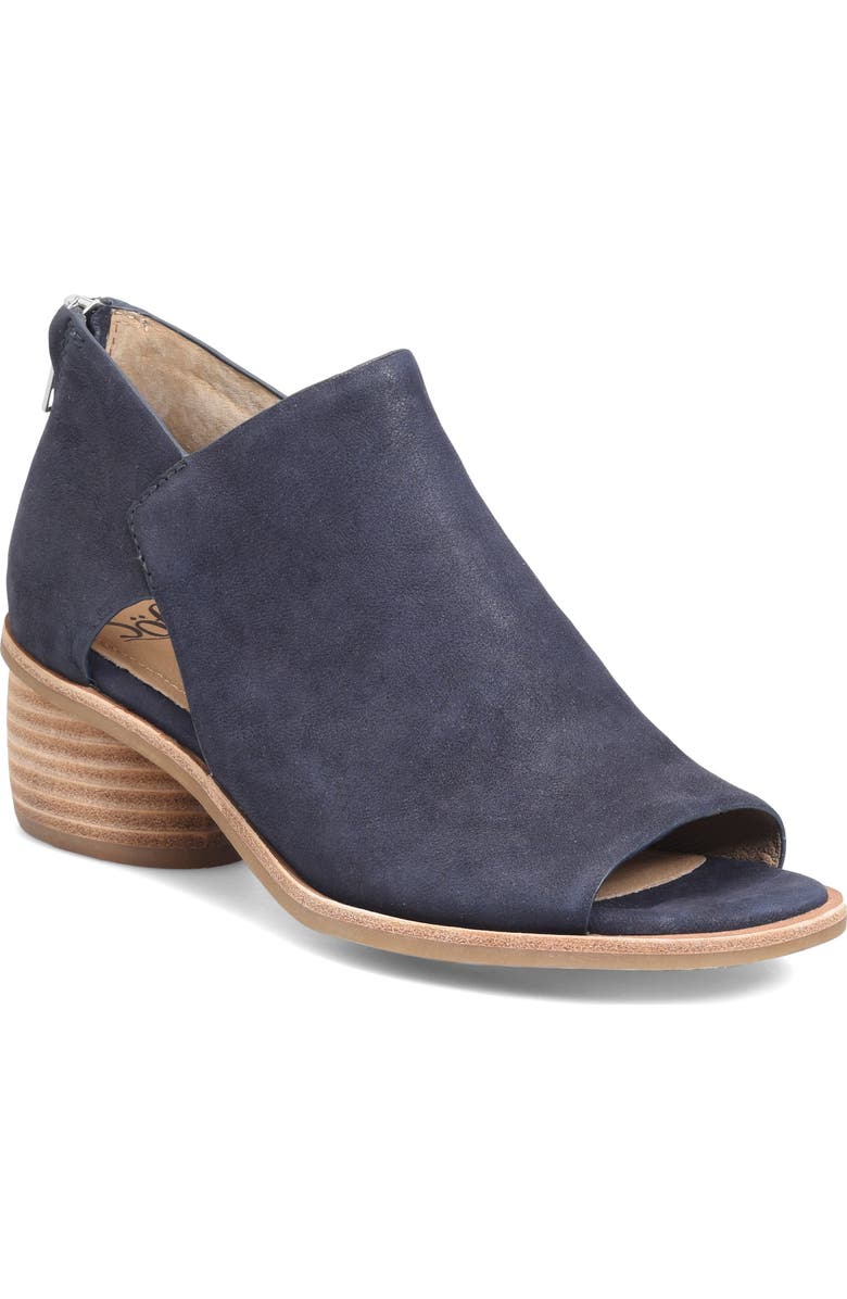 Söfft Carleigh Peep Toe Bootie, Main, color, Sky