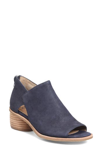 Söfft Carleigh Peep Toe Bootie In Blue