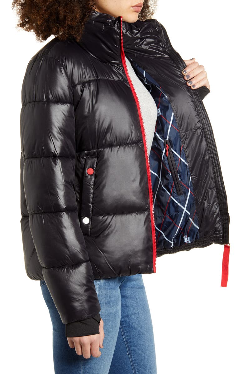 Tommy Sport Crop Puffer Coat, Alternate, color, 