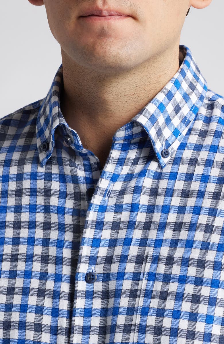 johnnie-O Millbank Check Button-Down Shirt, Alternate, color, 