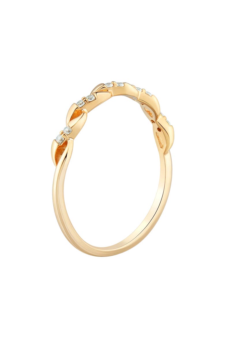Twist Diamond Band Ring, Alternate, color, YELLOW GOLD