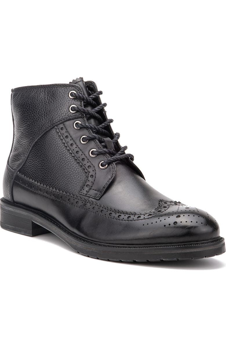 VINTAGE FOUNDRY Digiorno Wingtip Leather Lace-Up Boot, Main, color,