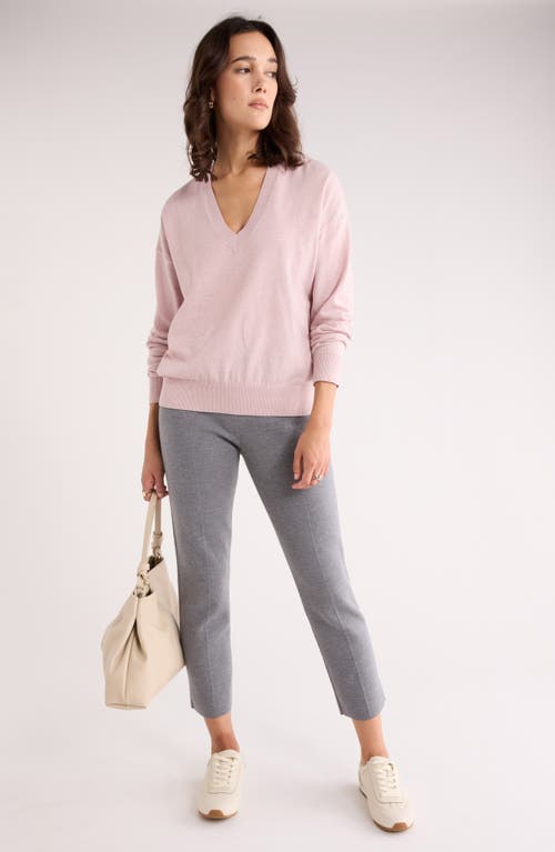 Nordstrom Rack V-neck Pullover Sweater In Pink