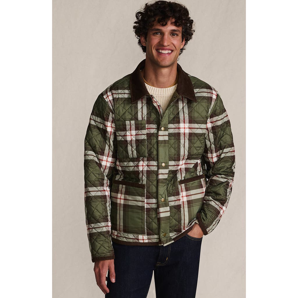 Lands' End Reversible Insulated Barn Jacket In Multi