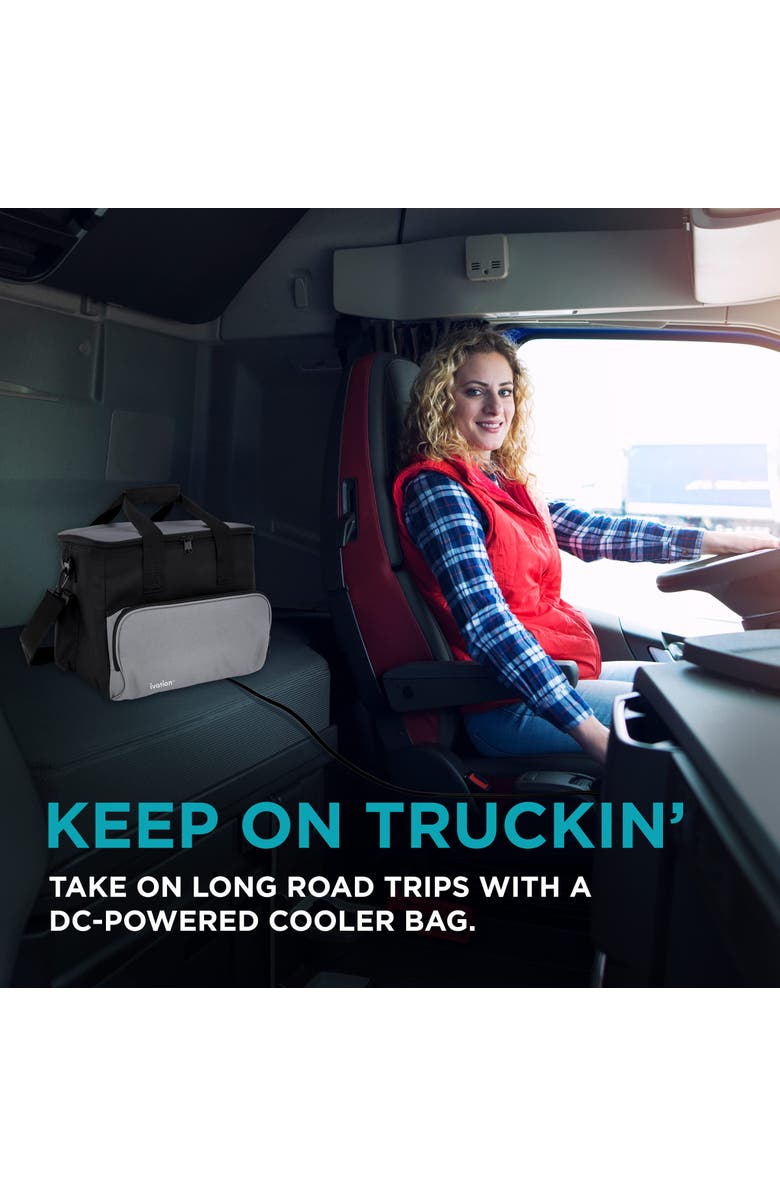 Ivation Electric Cooler Bag, 15L, 12 Volt, Alternate, color, Black