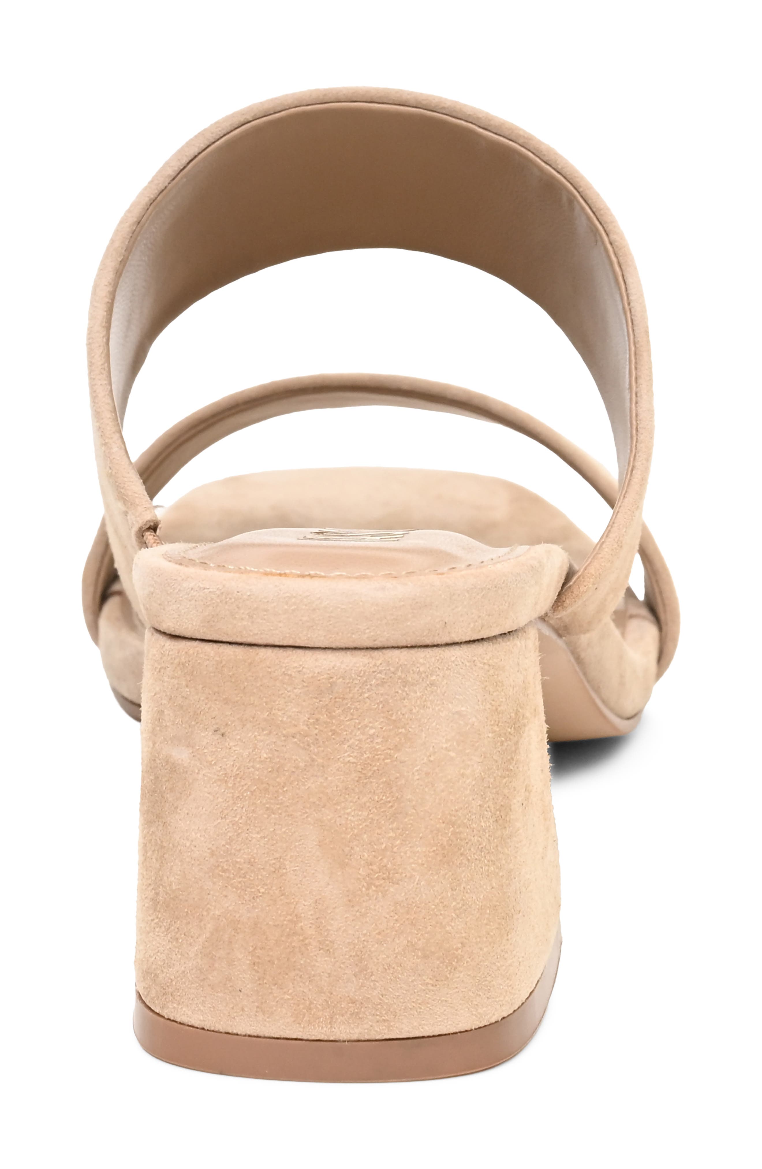 Jammie Leather Block Heel Sandal, Alternate, color, TAUPE KID SUEDE
