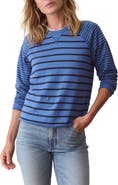 Marine Layer Raglan Sleeve Reversible Cotton Blend Top