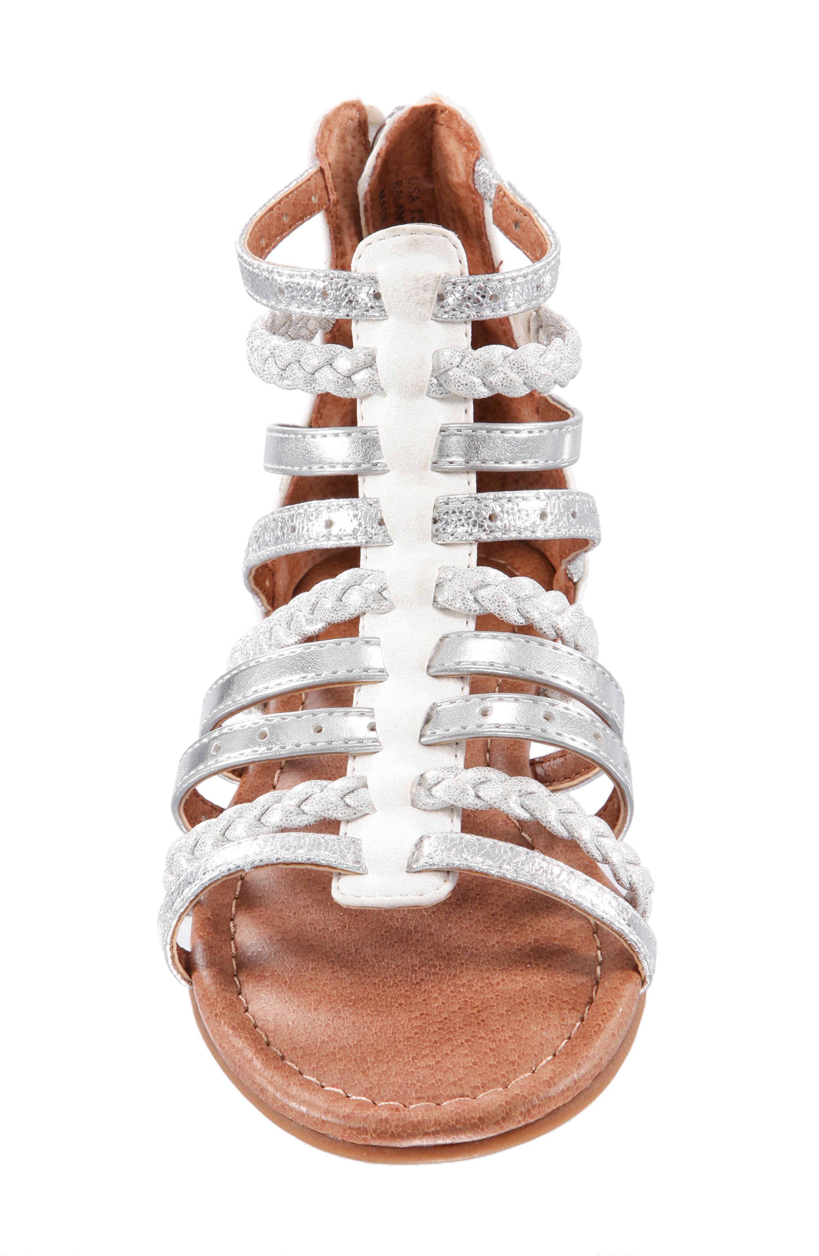 Nina Allice Metallic Sandal, Alternate, color, 