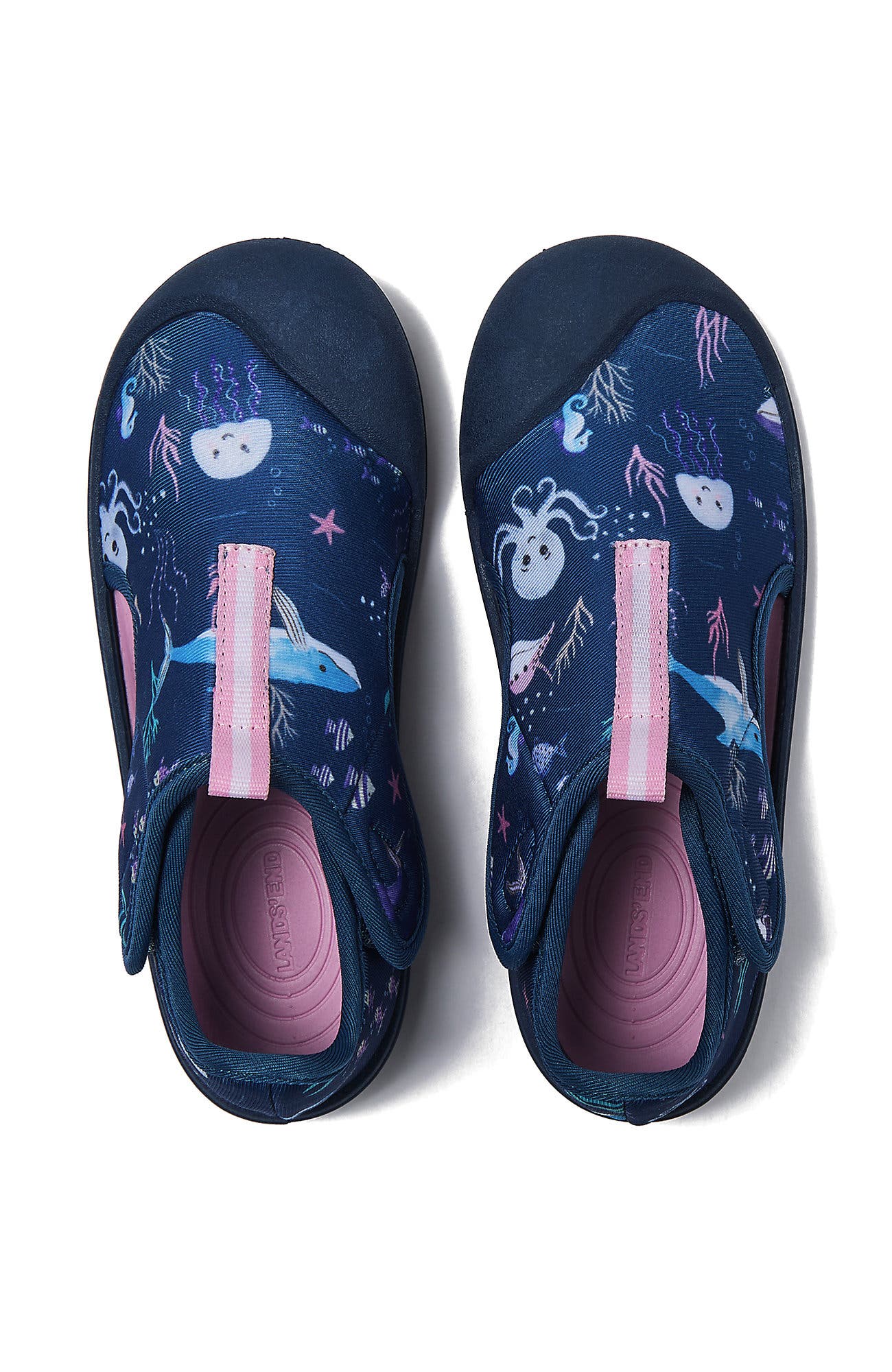 Lands' End Kids Adventurer Water Shoes, Alternate, color, Navy