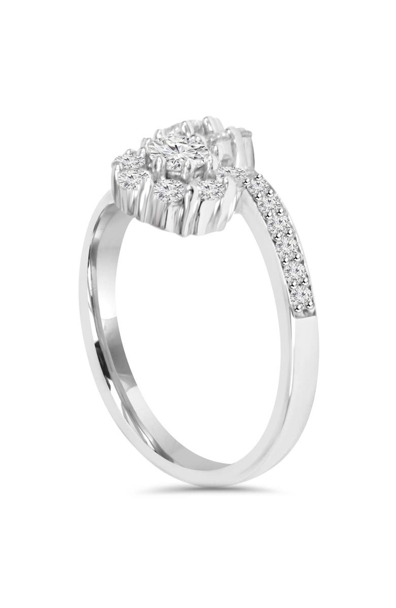 Bliss Diamond 1 1/2 Ct Diamond Forever Us 2-Stone Anniversary Ring Gold Lab Grow, Alternate, color, 