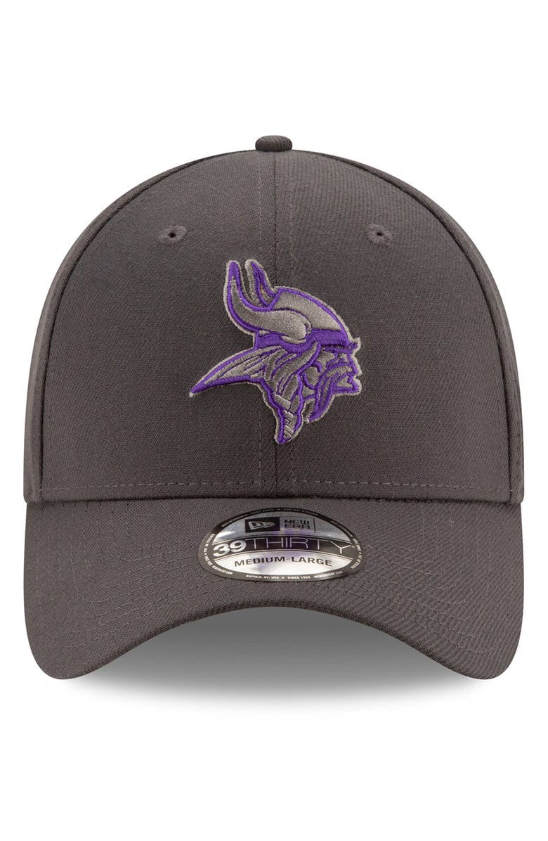 New Era Men's New Era Graphite Minnesota Vikings Storm 39THIRTY Flex Hat, Alternate, color, 