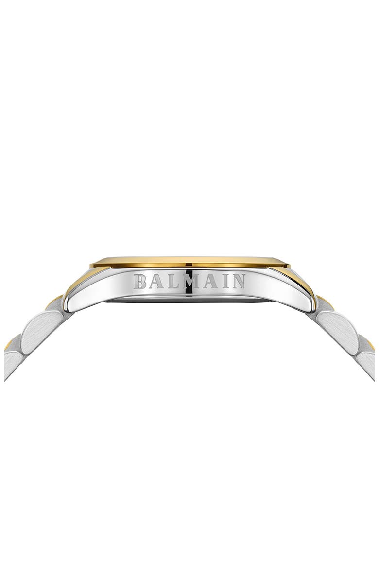 Classic R Diamond Bracelet Watch, 34mm, Alternate, color, BICOLOR STAINLESS STEEL AND Y
