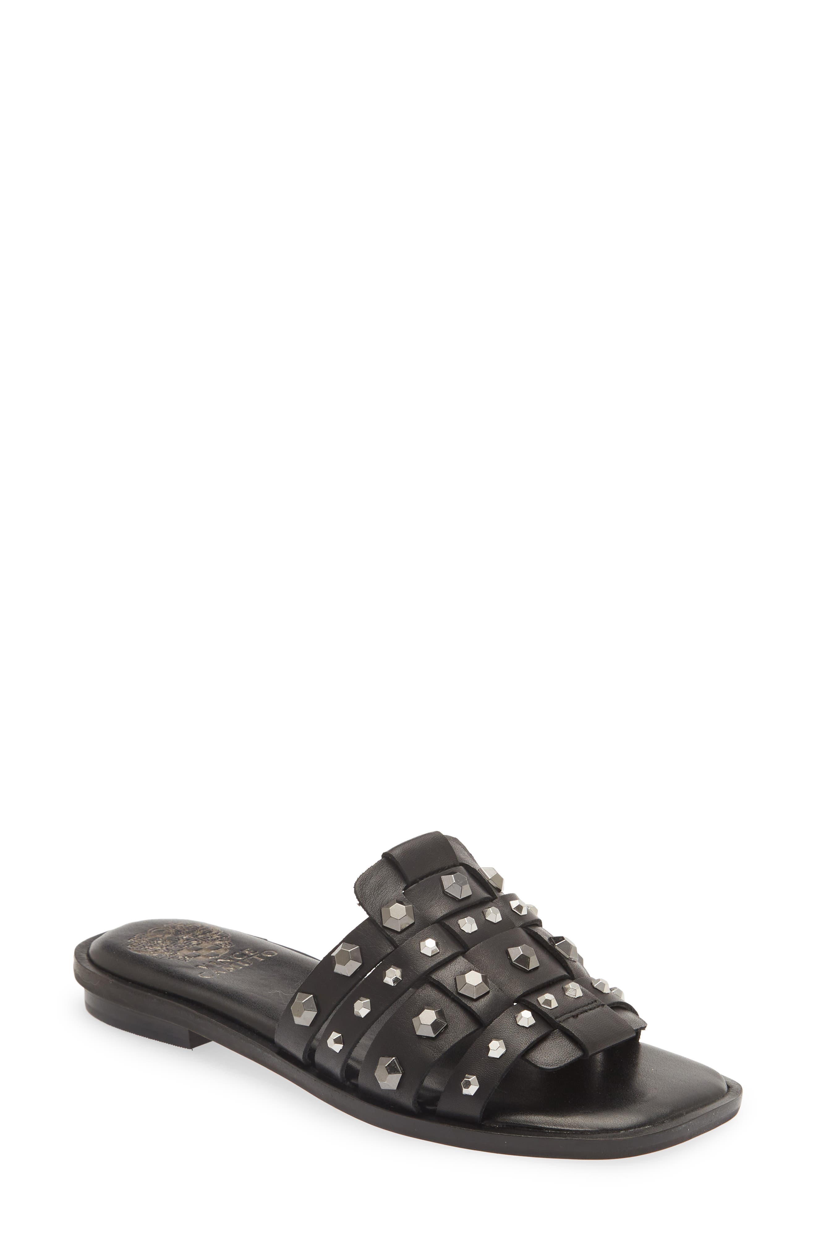 Vince Camuto Neverna Stud Slide Sandal, Main, color, 