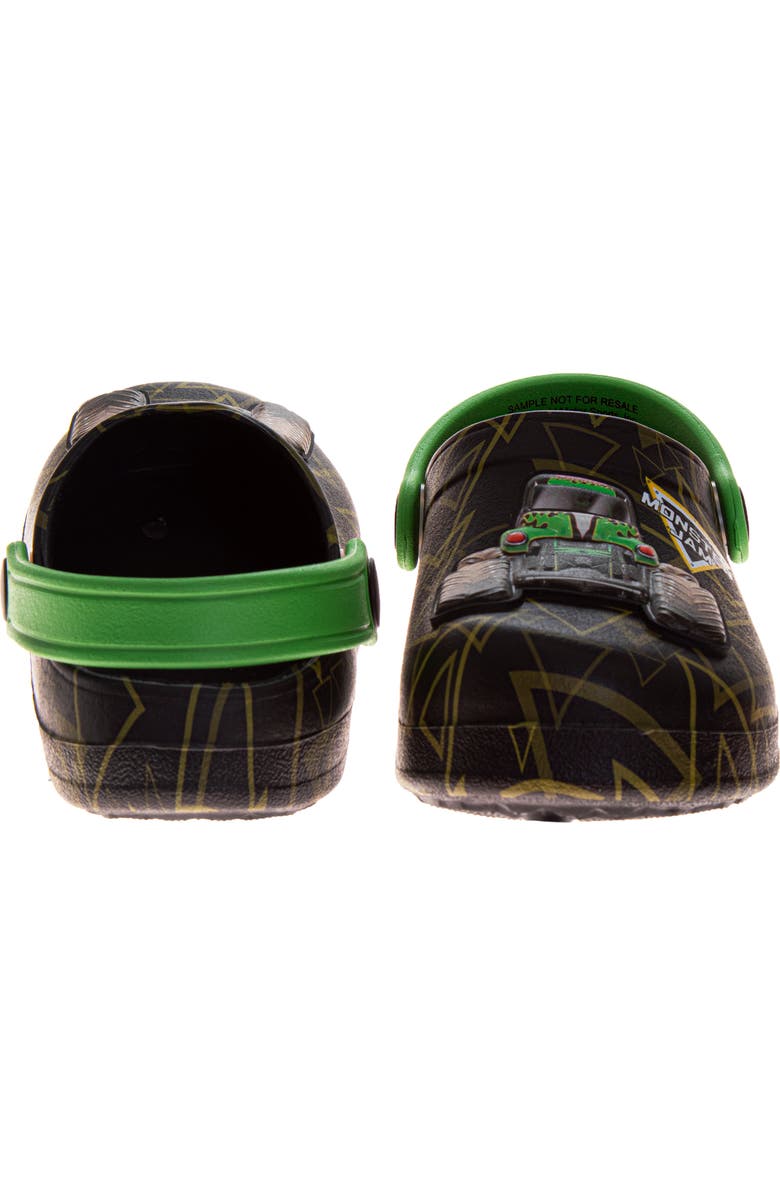 Monster Jam Monster Clogs, Alternate, color, Black Green
