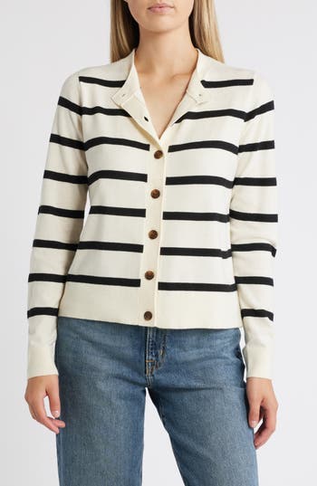 CASLON CASLON® CLASSIC CREWNECK CARDIGAN