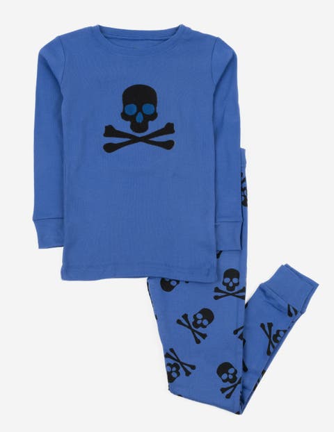 Kids Two-Piece Cotton Halloween Matching Family Pajamas, Fun Prints (Toddler, Little Kid & Big Kid)