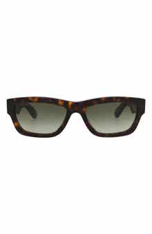 McQueen 56mm Square Sunglasses