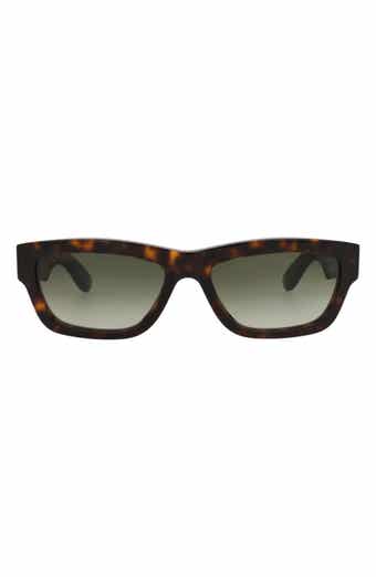 McQueen 56mm Square Sunglasses