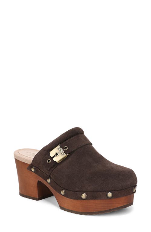 Dr. Scholl's Original Collection Joy Platform Clog In Brown