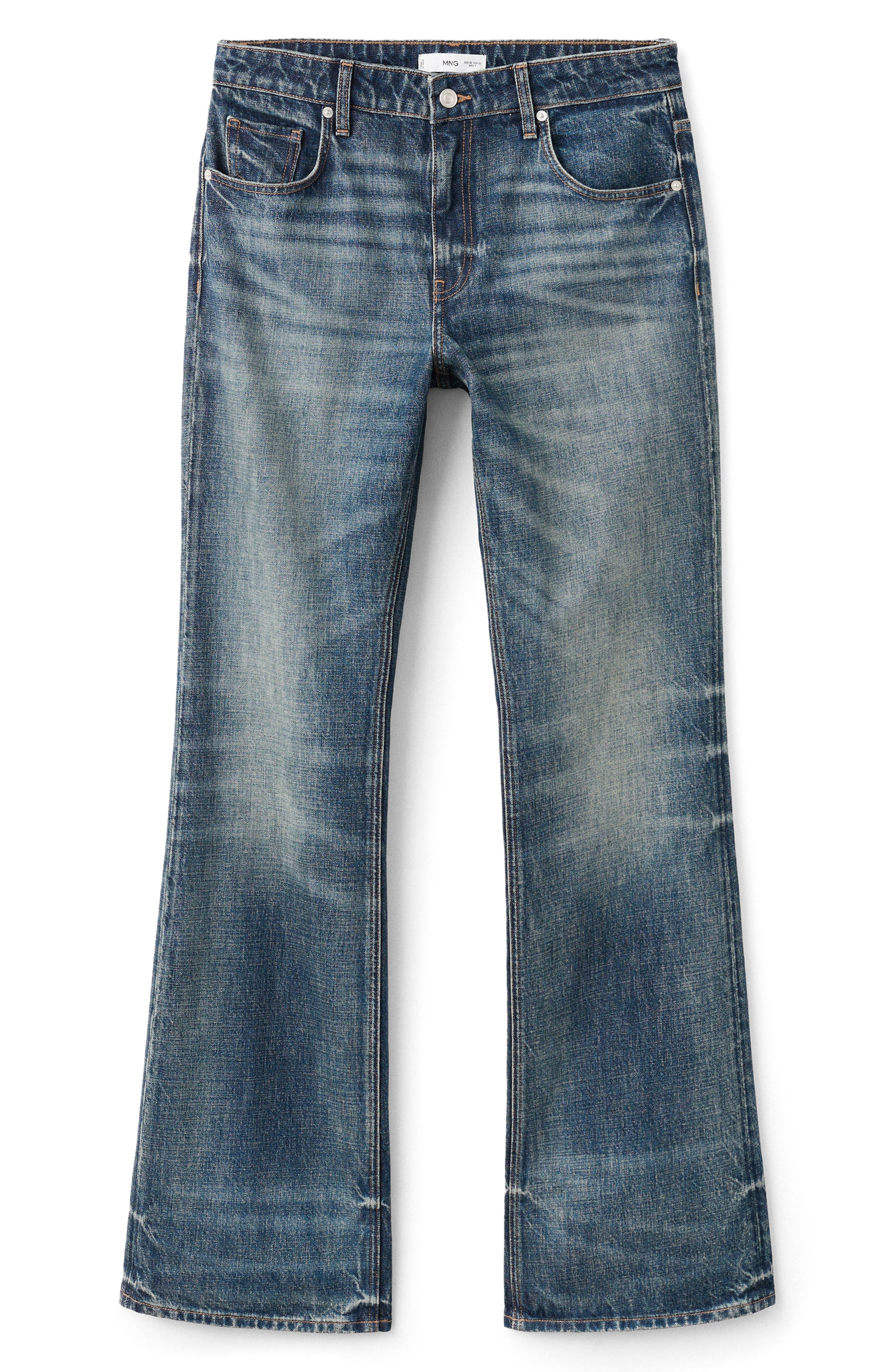 MANGO Flare Leg Jeans