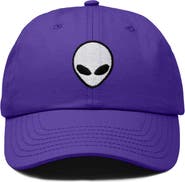 Dalix Alien Embroidered Classic Dad Cap
