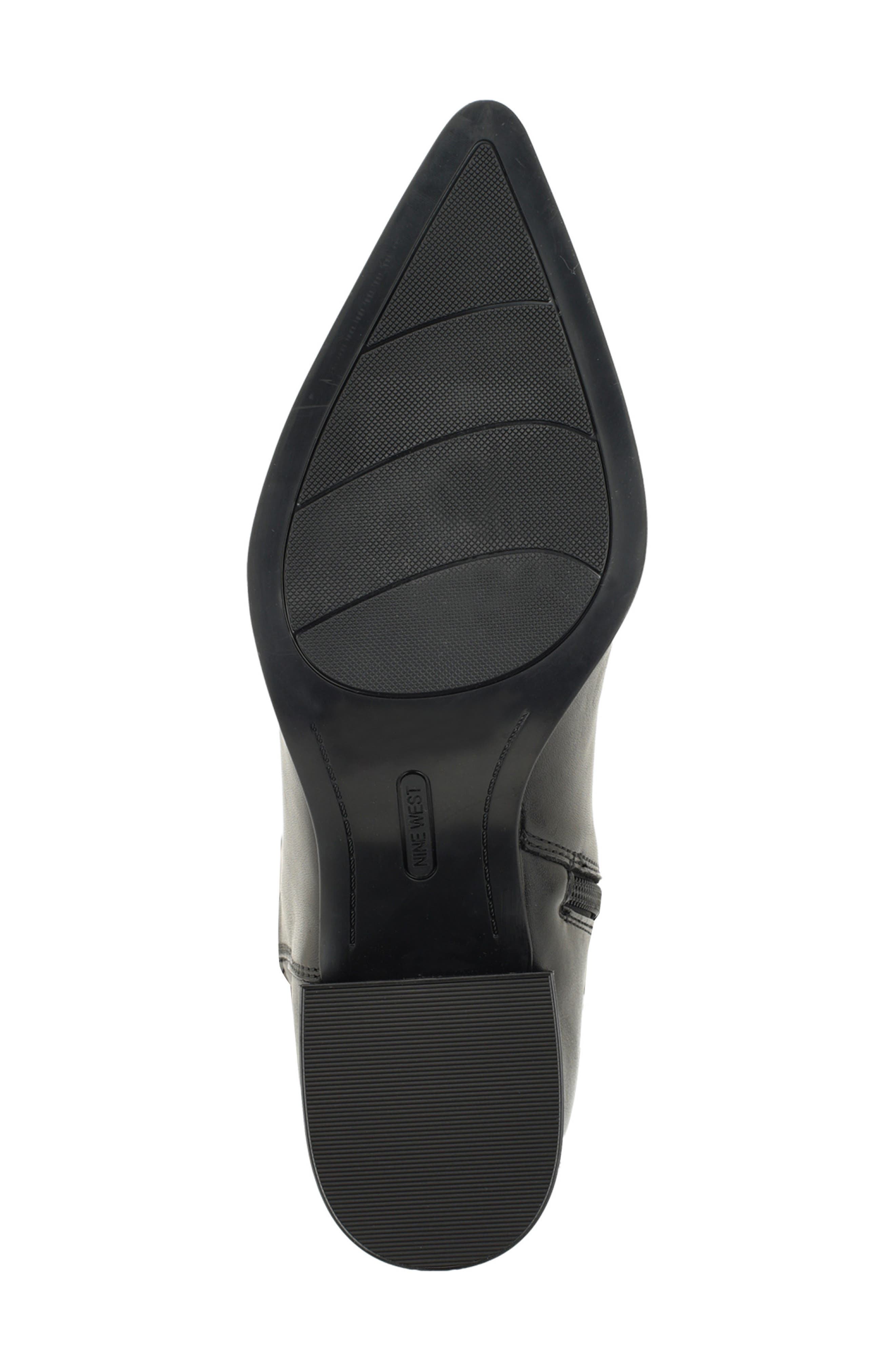 Bridgit Faux Leather Knee High Boot, Alternate, color, BLK01