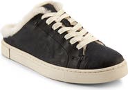 Frye Ivy Genuine Shearling Sneaker Mule