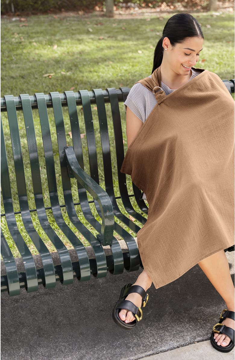 Comfy Cubs Muslin Nursing Cover, Alternate, color, Cedar