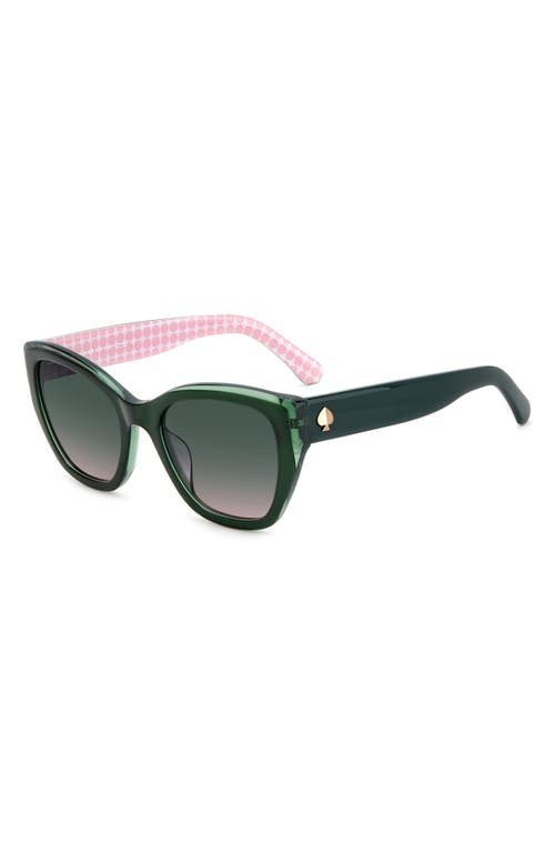 Kate Spade New York Yolanda 51mm Polarized Gradient Cat Eye Sunglasses In Multi