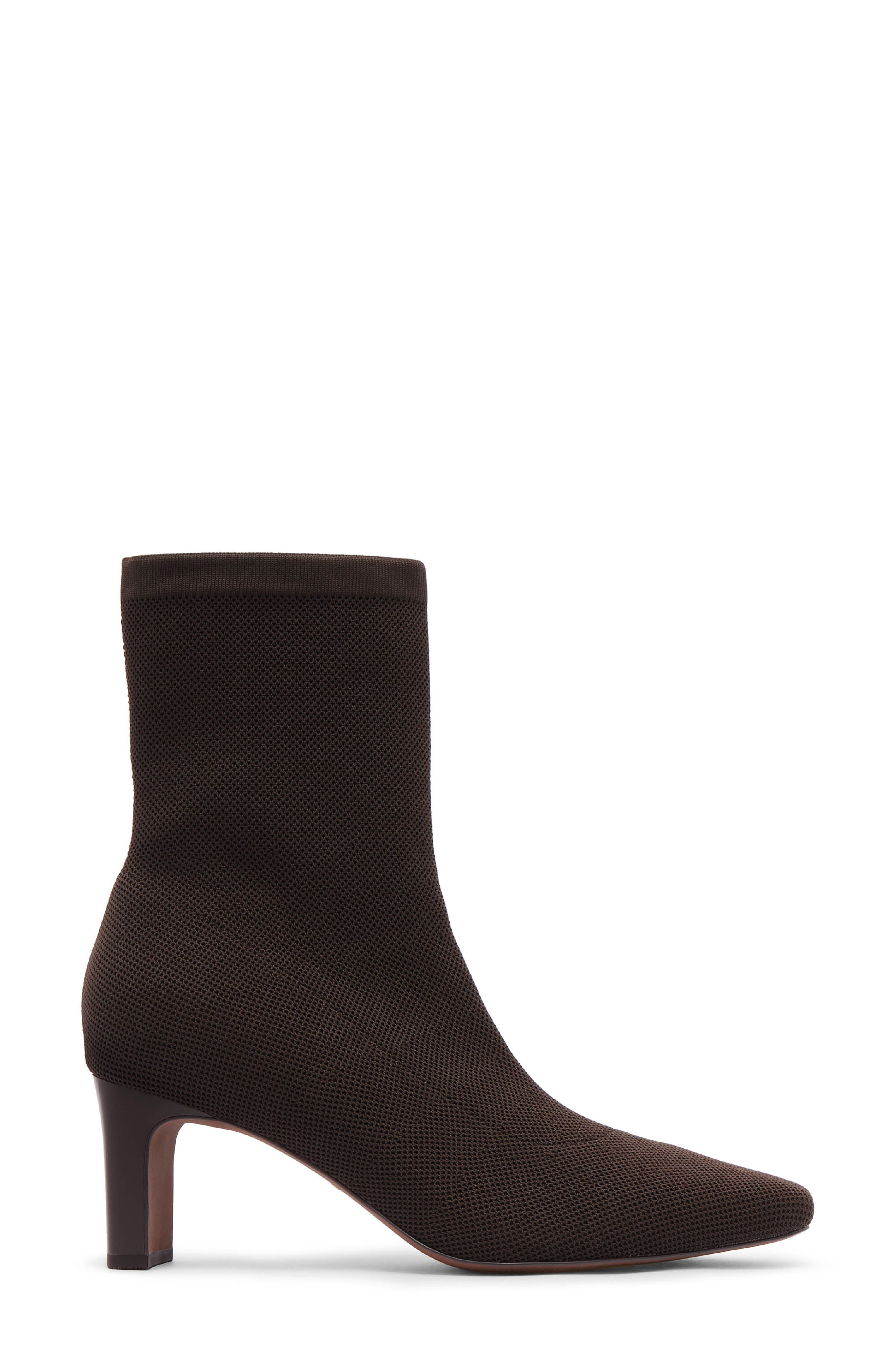 FRANKIE4 Melrose Stretch Knit Bootie, Alternate, color, Chocolate Knit