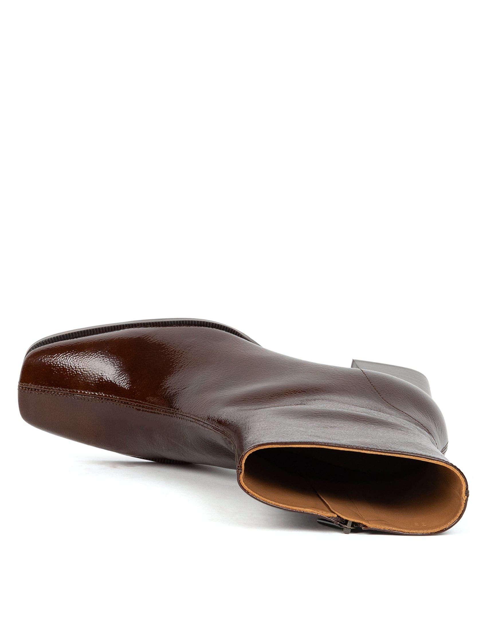 Marlie Flat Ankle Boots, Alternate, color, Ganache