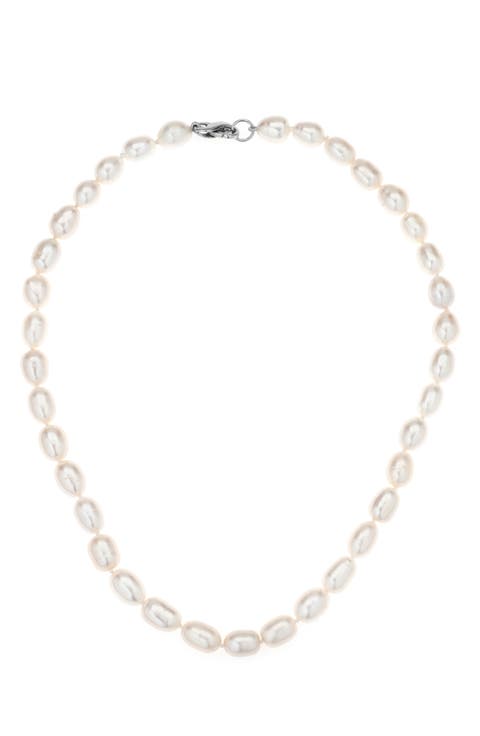 Extralarge Seed Pearl Necklace