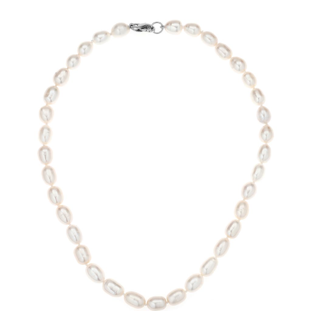Adina Reyter Extralarge Seed Pearl Necklace In Silver